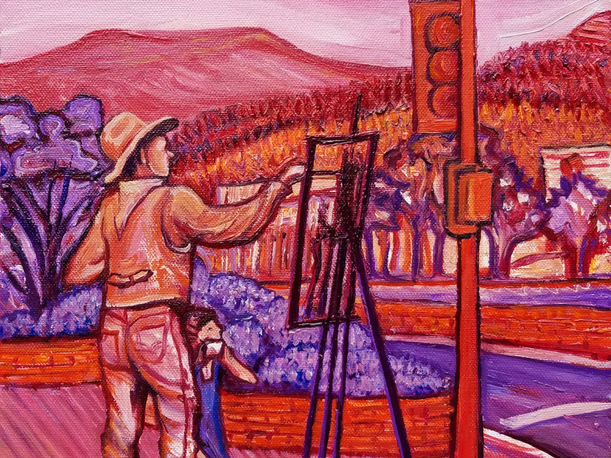 #JirsaPaintsAmerica  19. Cowboy Painter, Sedona,&nbsp;AZ